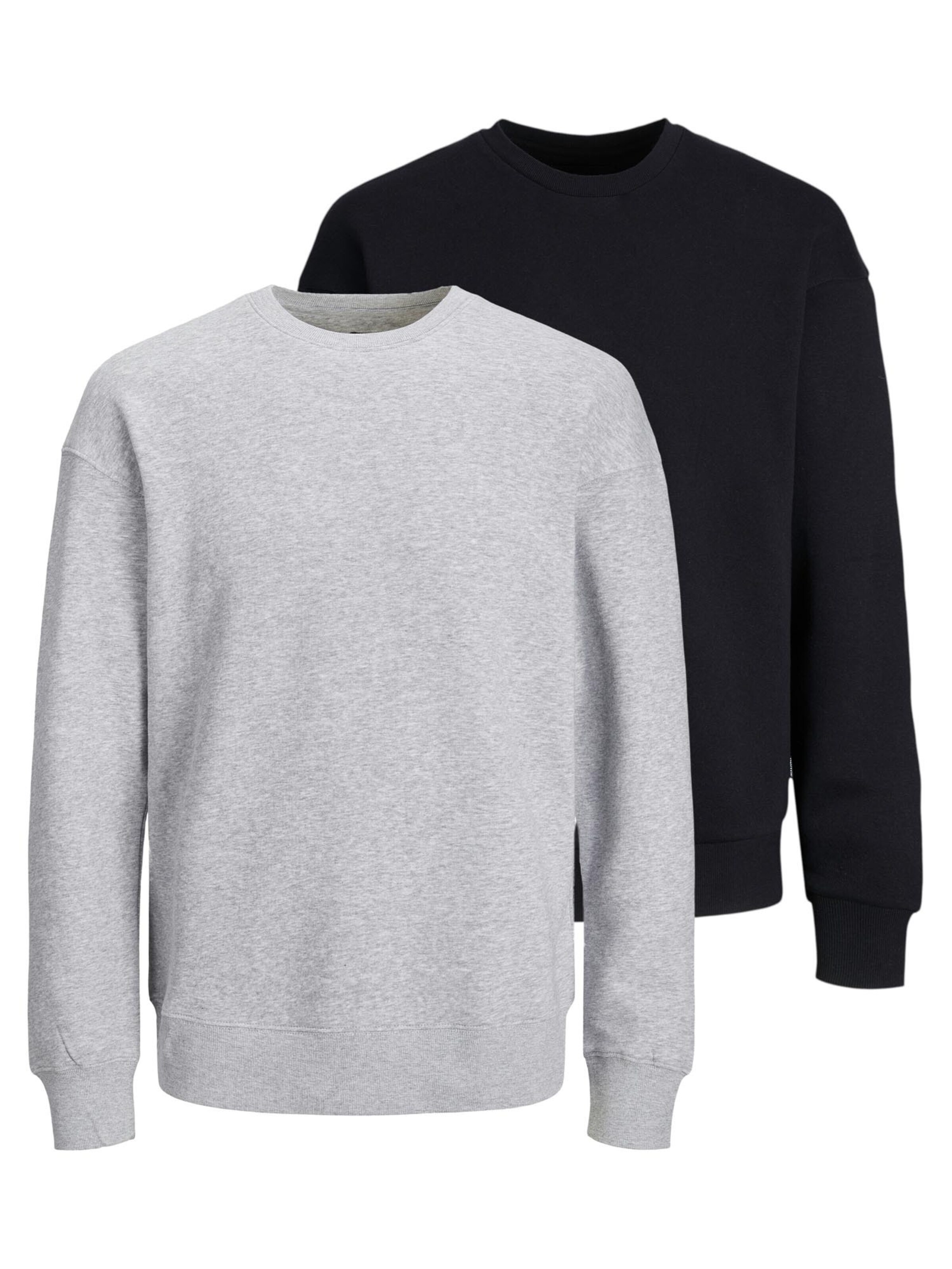JACK & JONES Sweatshirt 'Star'‌‌‌‌‌‌‌‌‌‌ in Silber: Vorderseite