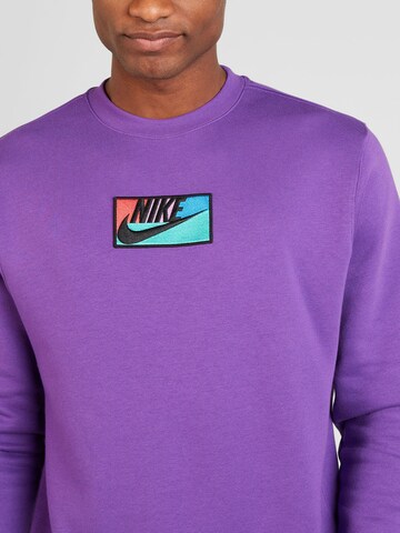 Nike Sportswear Μπλούζα φούτερ 'CLUB+' σε λιλά