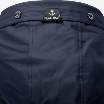 Manteau fonctionnel 'L60042' Peak Time en bleu