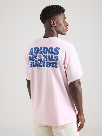 ADIDAS ORIGINALS Tričko 'REVTEXT' – pink: přední strana