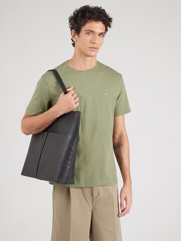 GANT Тениска в зелено: отпред