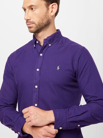 Polo Ralph Lauren Slim Fit Skjorte i lilla
