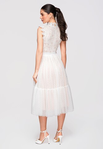 Robe de soirée Ombre en blanc