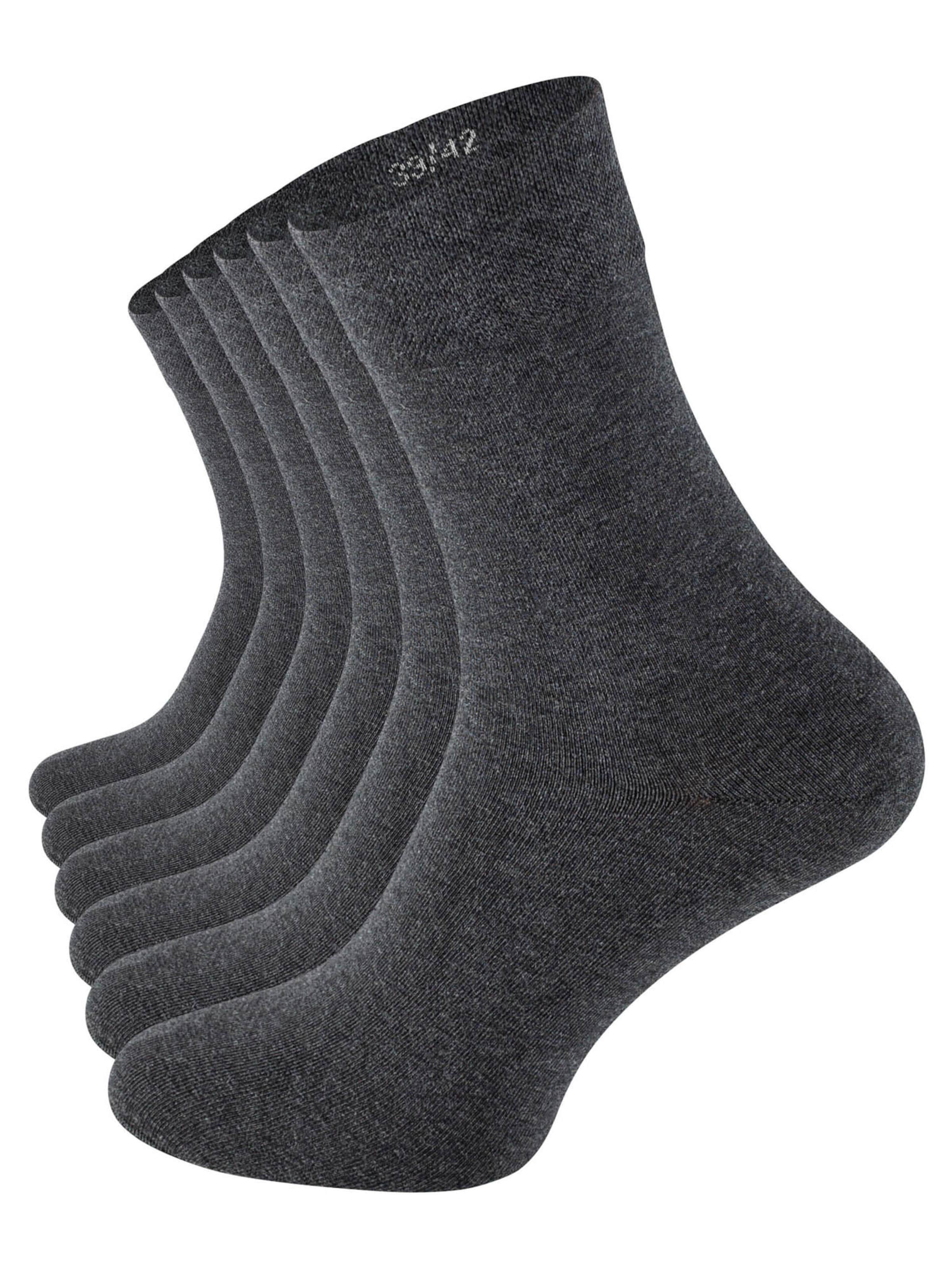 Clark Crown Socken in Grau: Vorderseite