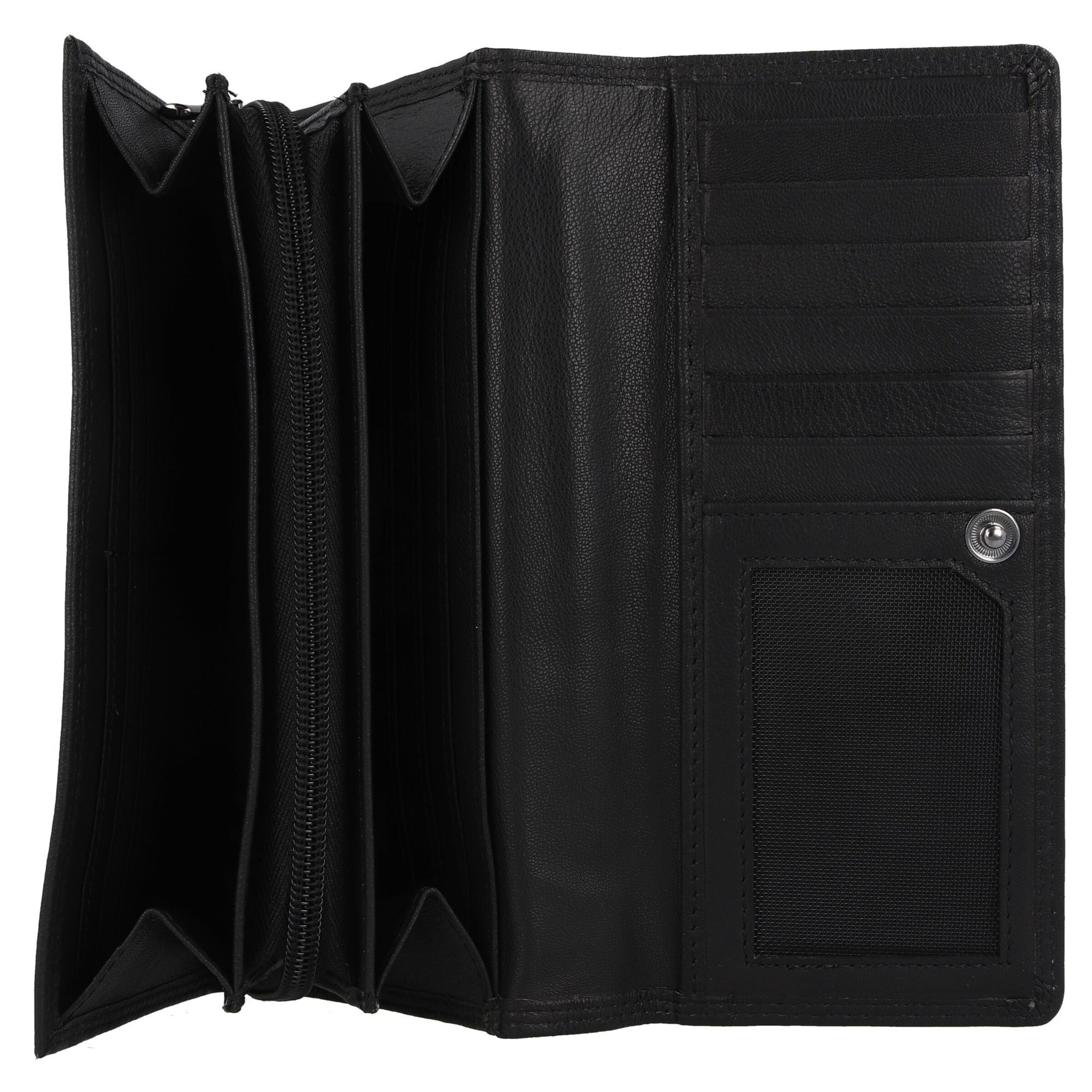 mano Portemonnaie 'Donna Giulia' in Schwarz