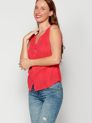 KOROSHI Bluse in Pink