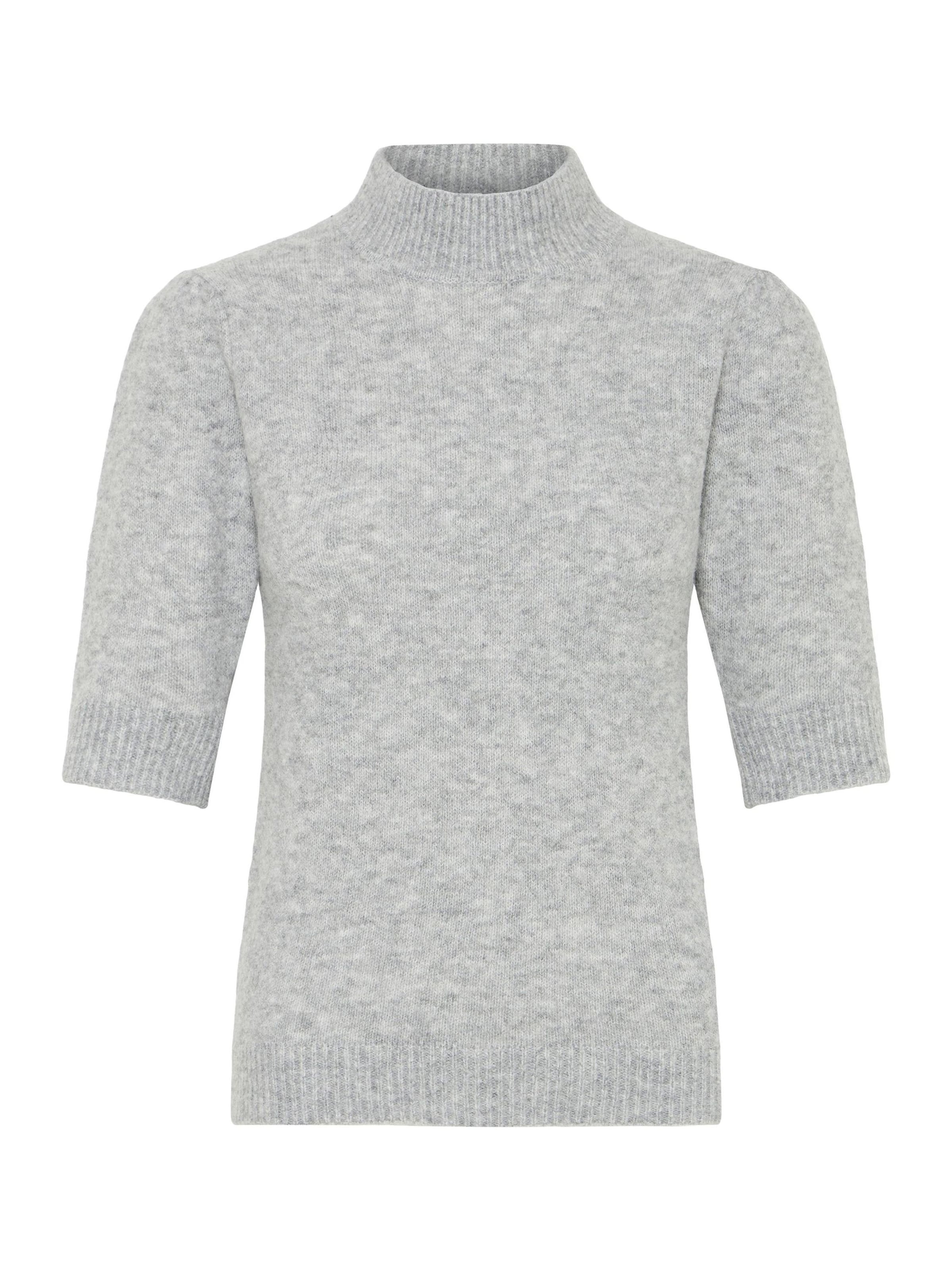 Oxmo Pullover 'OXISIF' in Grau: Vorderseite