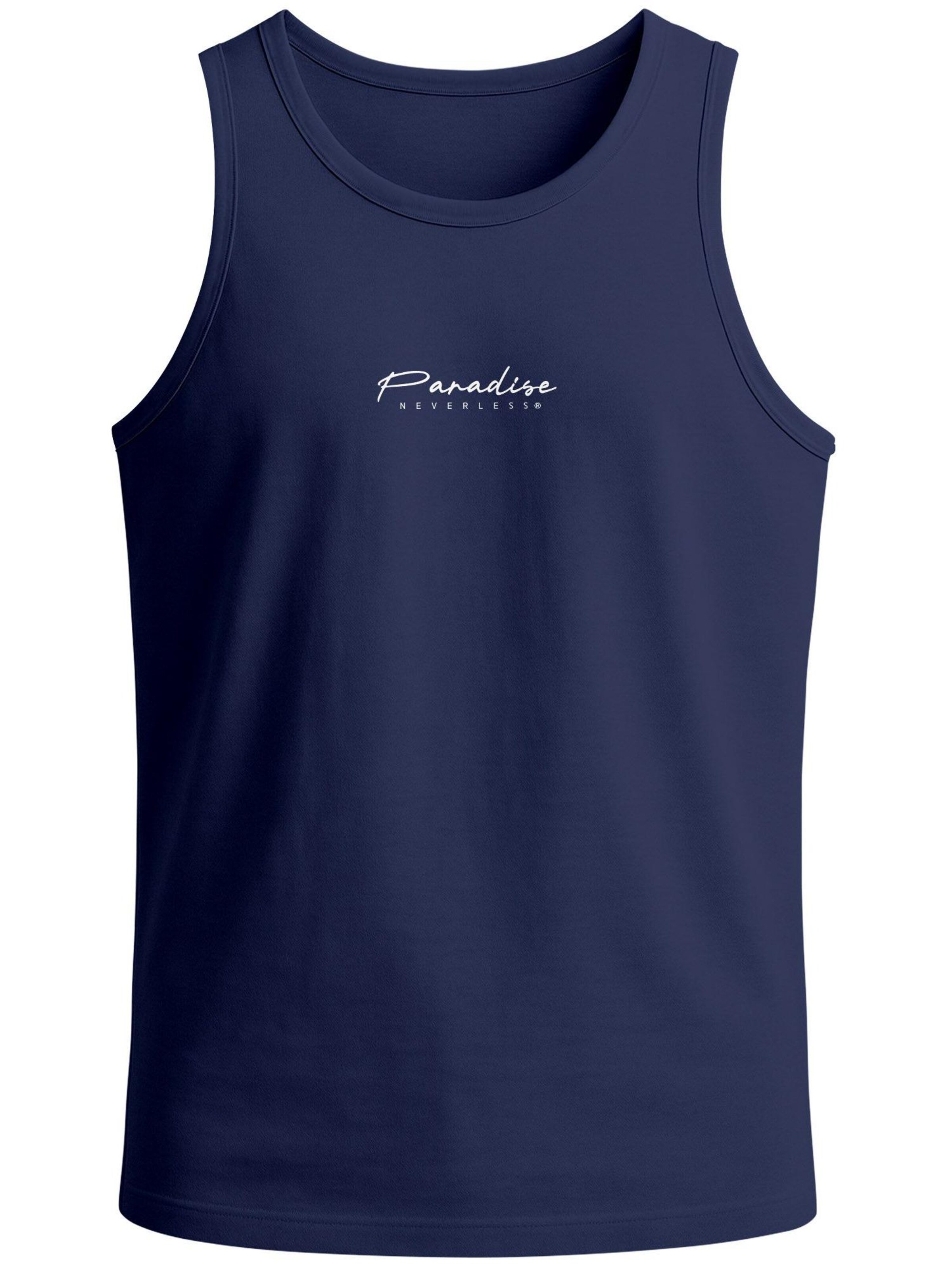 Neverless Shirt 'Palmen' in Blue