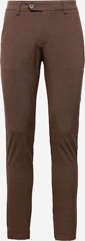 JACK & JONES Chino Pants 'Marco Connor' in Brown: front