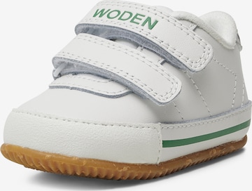 WODEN Kids Sneakers ' Robin ' in Wit: voorkant