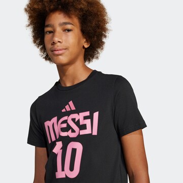 ADIDAS PERFORMANCE Performance Shirt 'Messi Name And Number' in Black