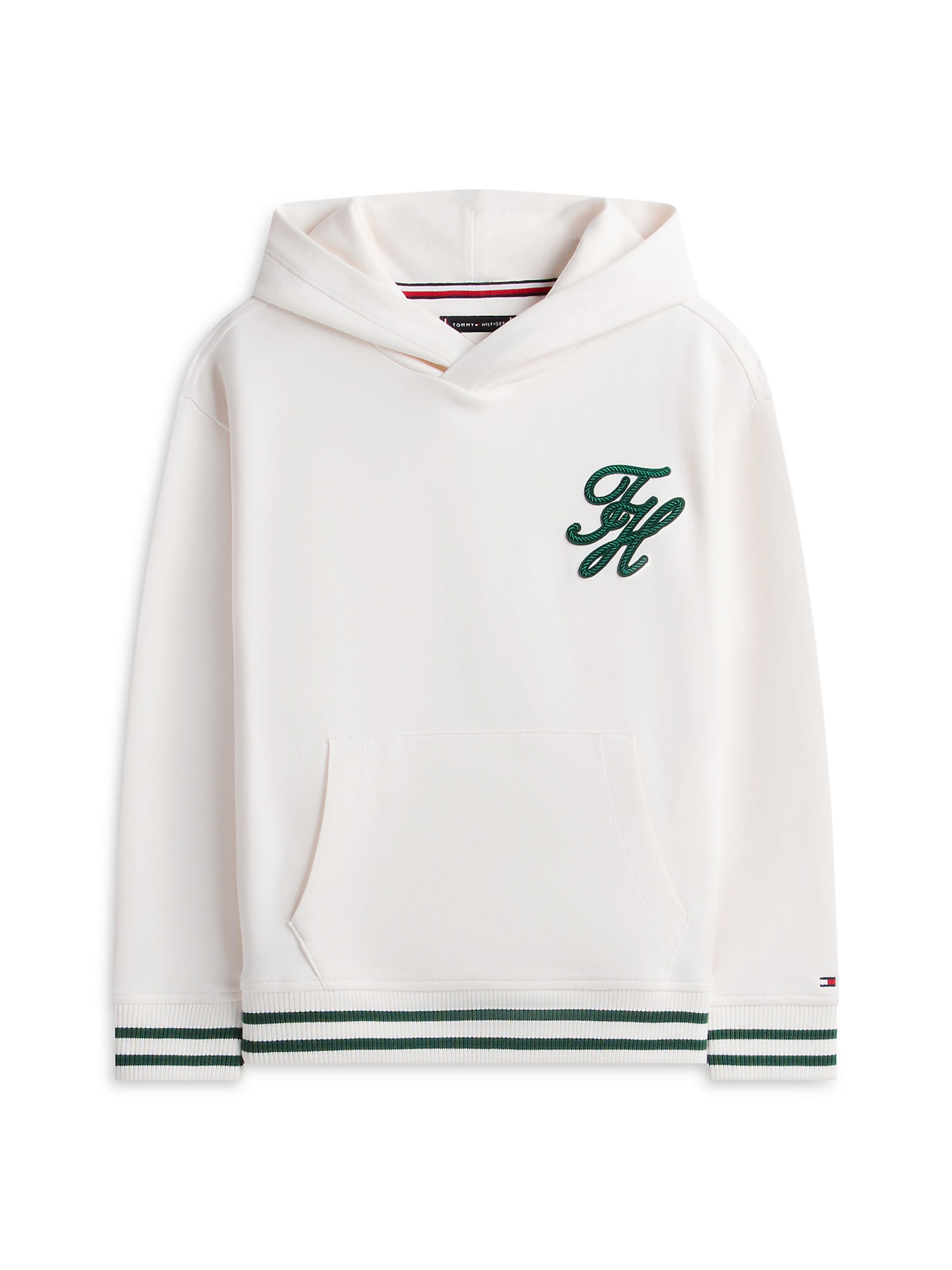 Tommy Hilfiger Kids Sweatshirt in White: front