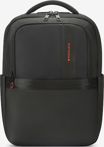Roncato Backpack 'Metropolitan ' in Black: front