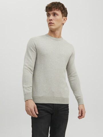 JACK & JONES Pullover 'JJEAtlas' i grå: forside