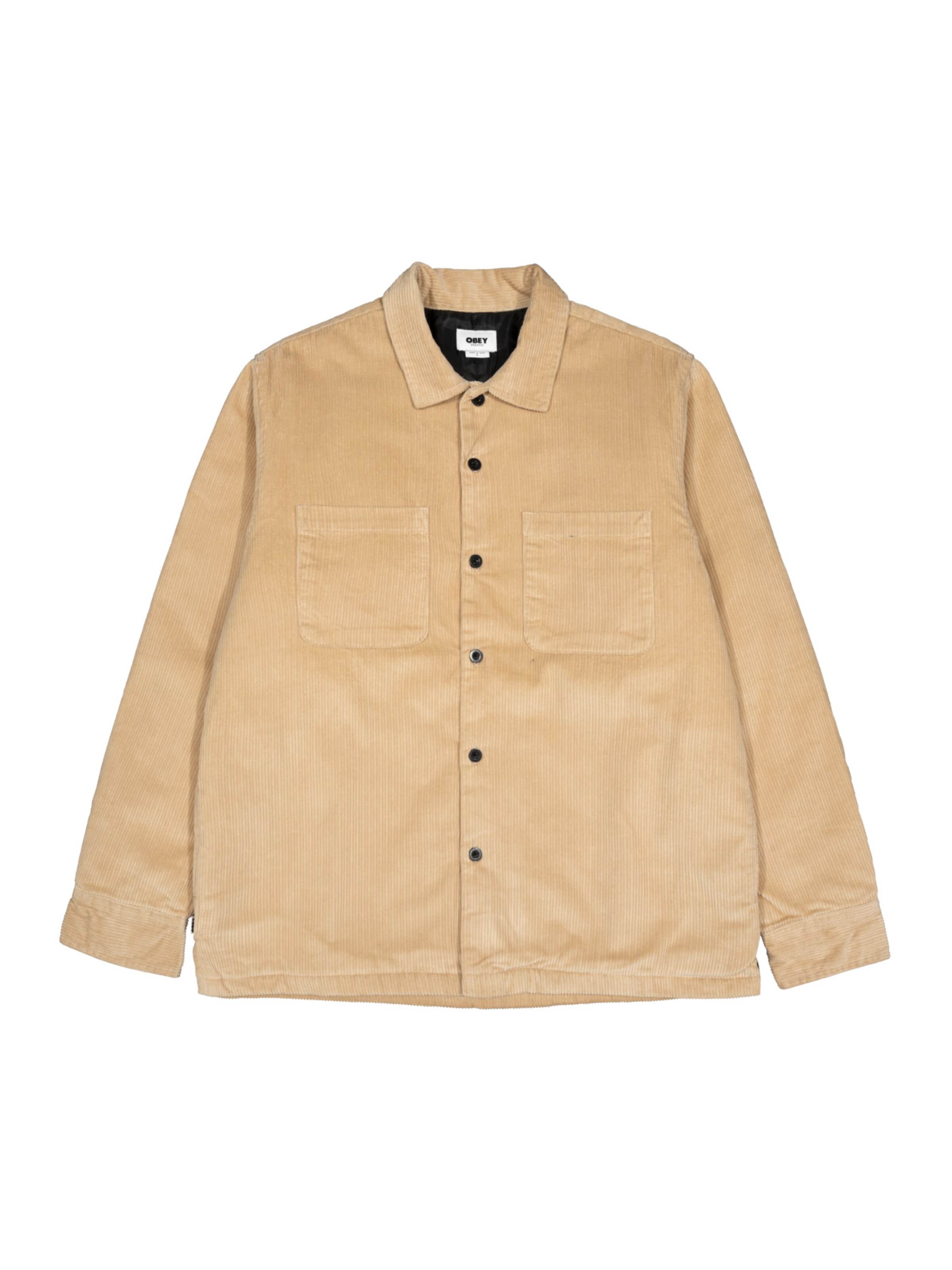 Obey Jacke in Beige: Vorderseite