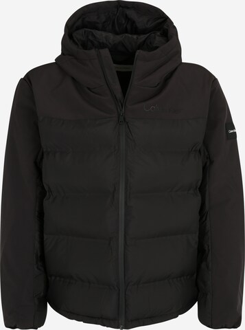 Calvin Klein Big & Tall Prehodna jakna | črna barva: sprednja stran