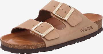 ROHDE Mule 'Alba' in Beige: front