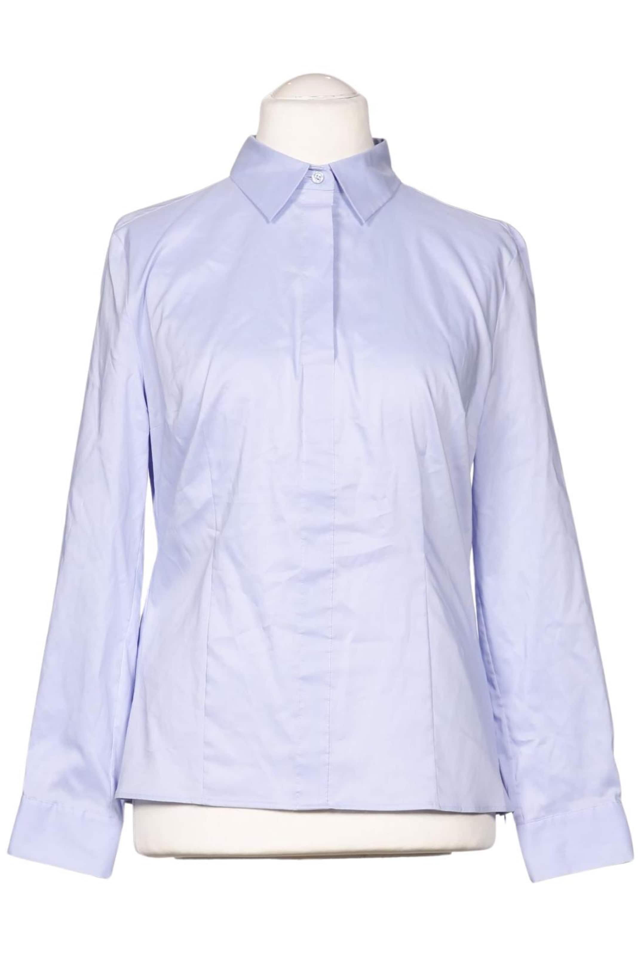 BOSS Black Bluse XL in Blau: Vorderseite