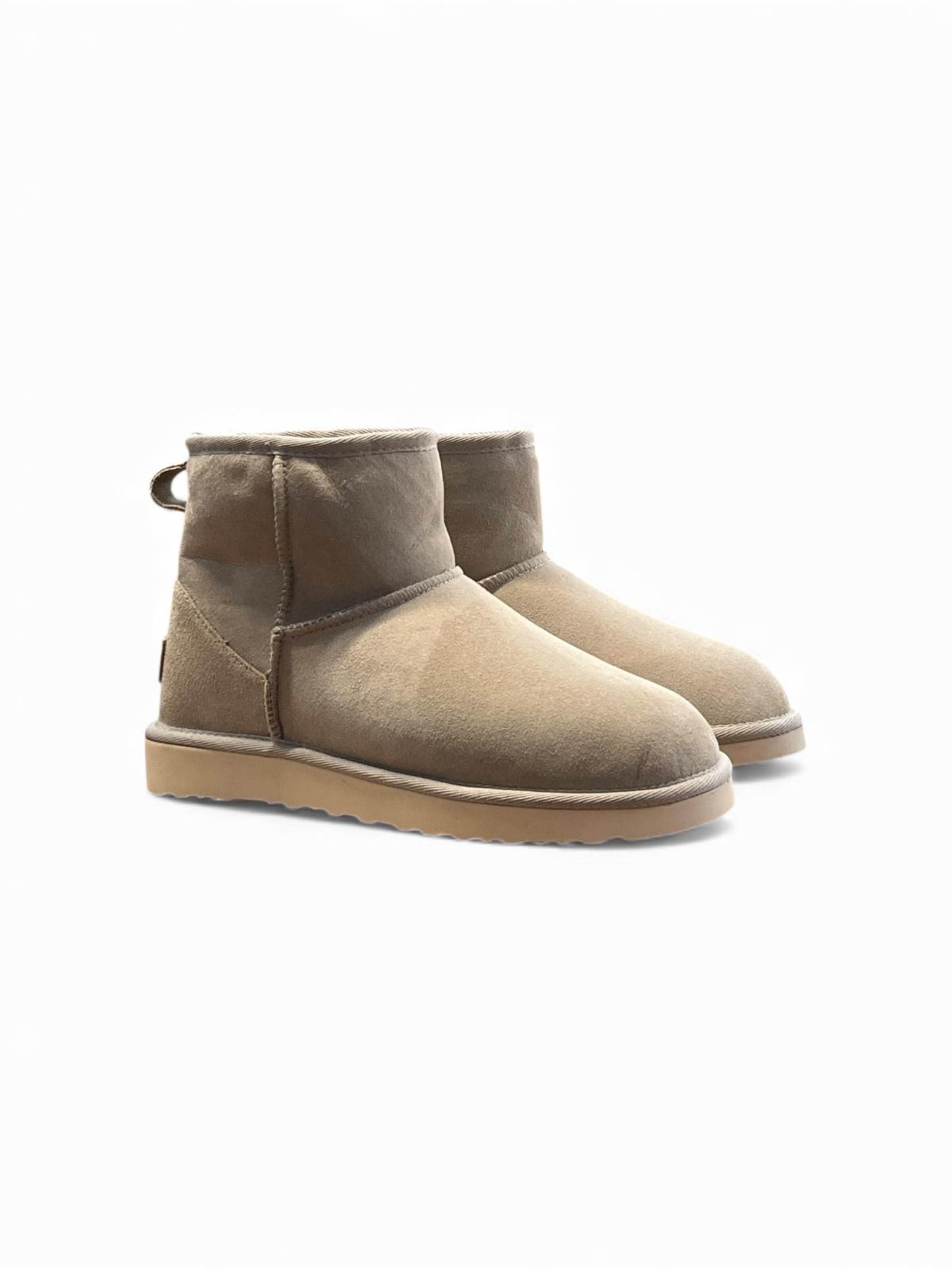 Begoria Booties 'Suede' in Beige
