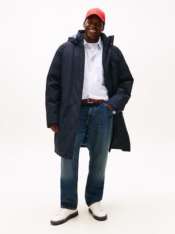 Parka invernale di Tommy Hilfiger Big & Tall in blu: frontale