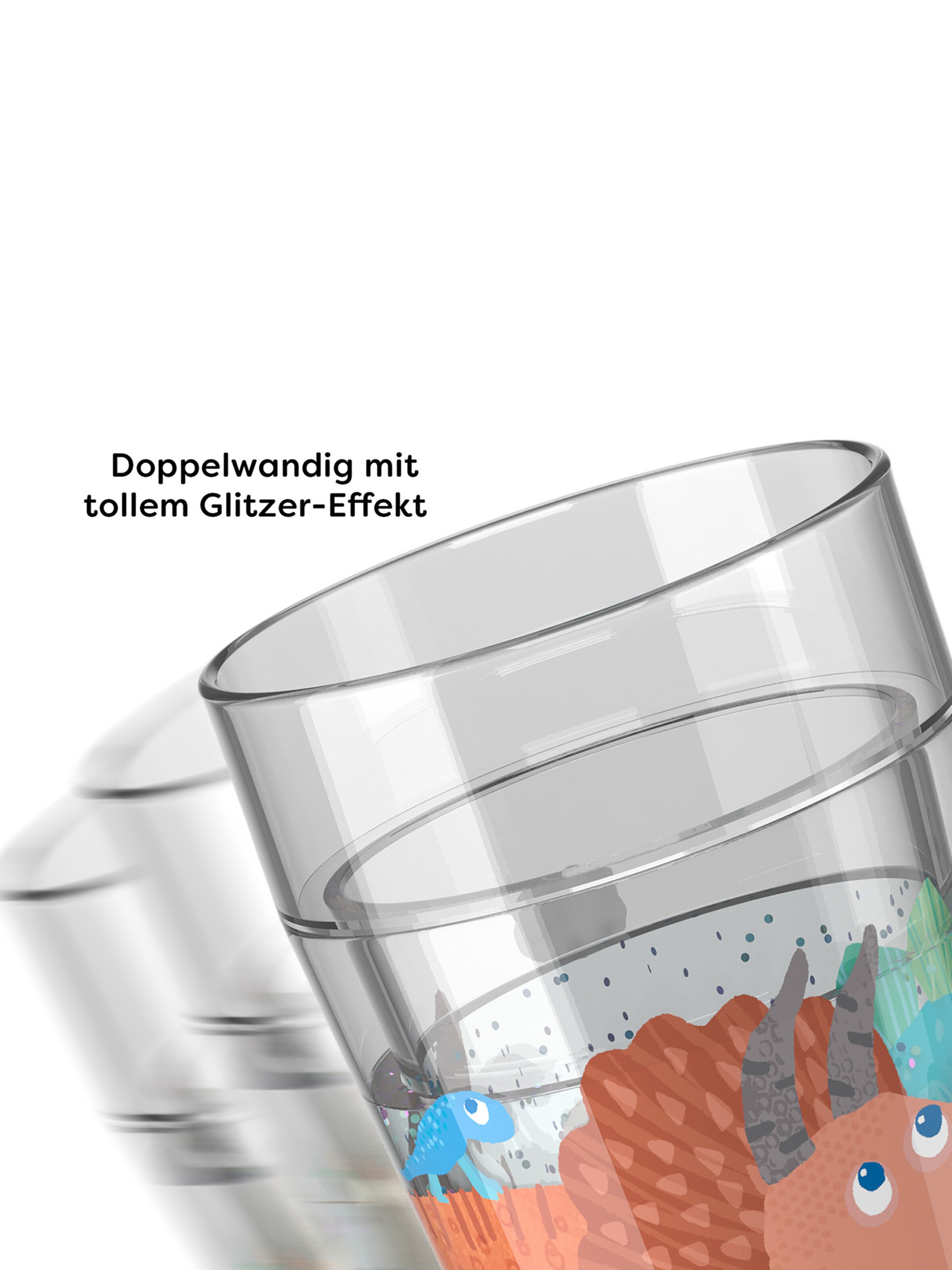 HABA Becher ' Glitzerbecher ' in Mischfarben
