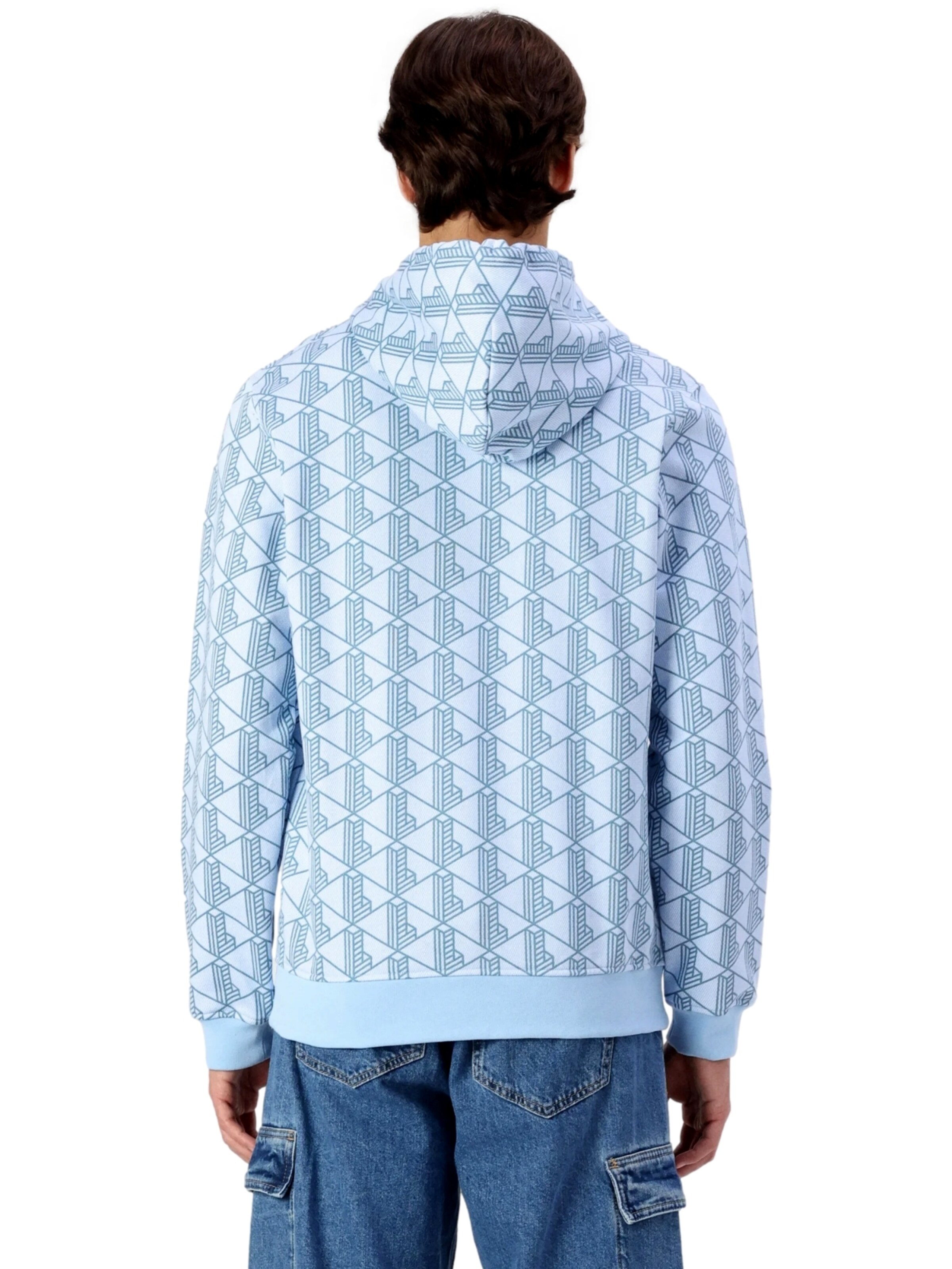 Felpa di LACOSTE in blu