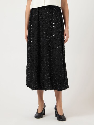 YAS - Falda 'SERALA' en negro: frente