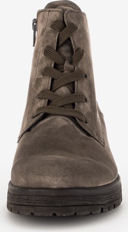 GABOR Lace-Up Ankle Boots in Grey