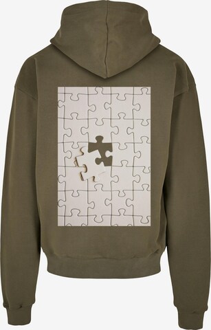 Merchcode Sweatshirt 'Missing Piece' in Green