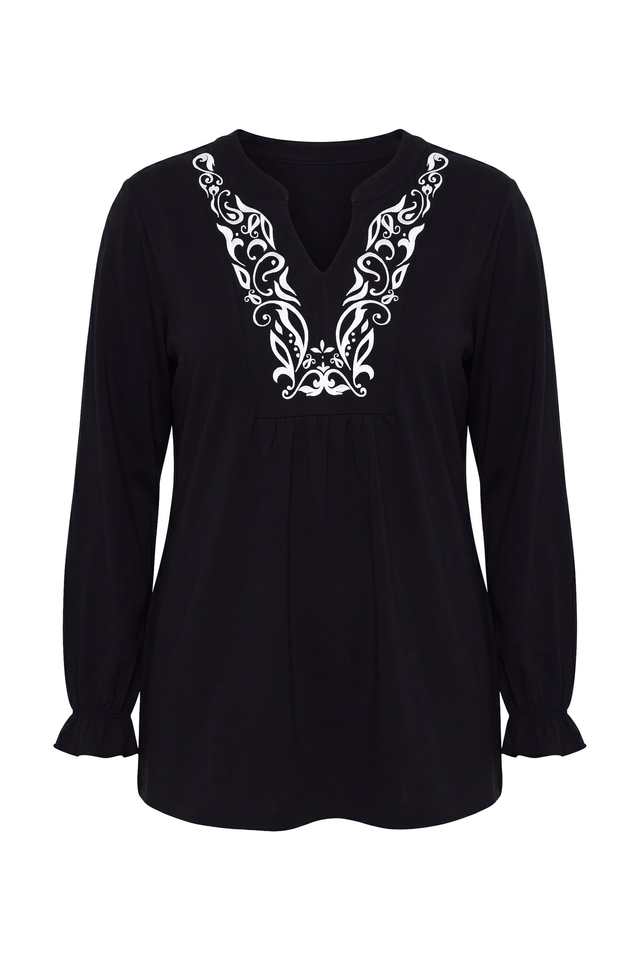 MIAMODA Shirt in Black: front
