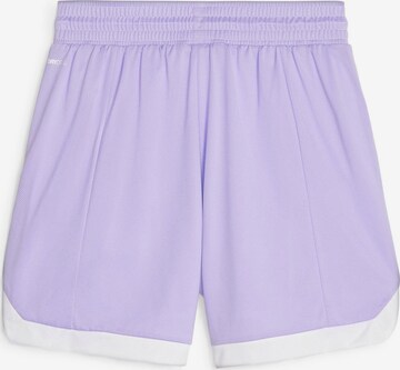 PUMA Regular Спортен панталон в лилав