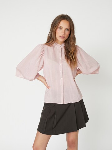 Camicia da donna 'Viola' di co'couture in rosa: frontale