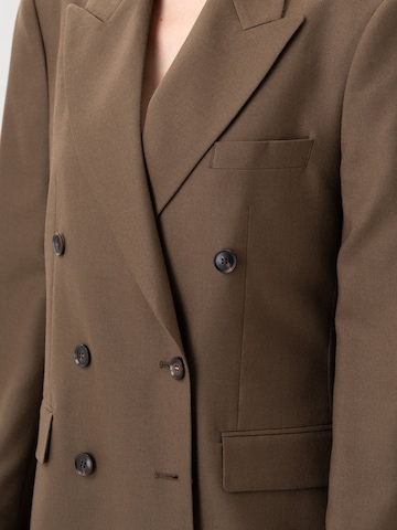 GOBI Cashmere Blazer 'Double-Breasted Cashmere Suit Blazer'‌‌‌‌ in Braun