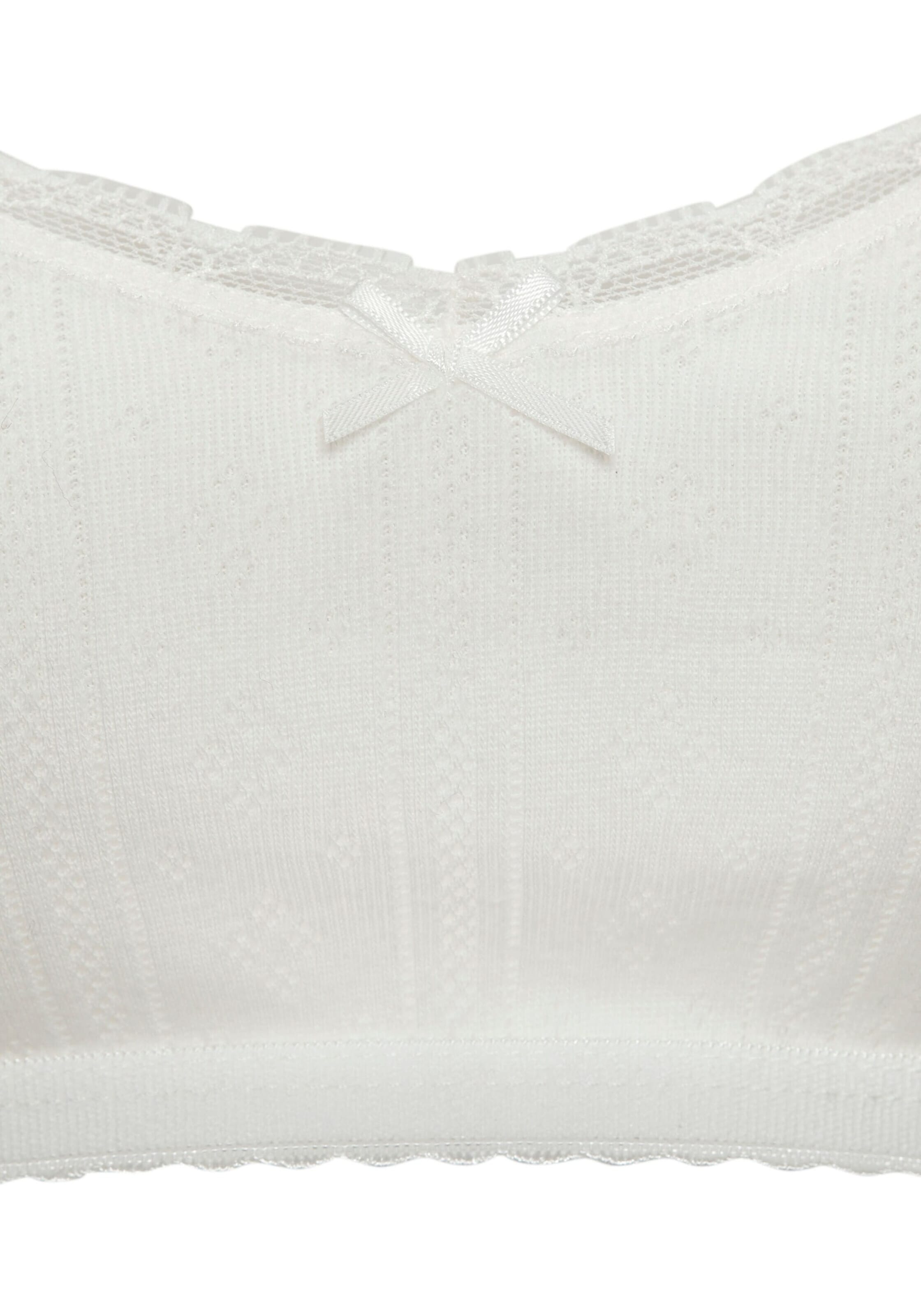 VIVANCE Bustier Biustonosz w kolorze biały