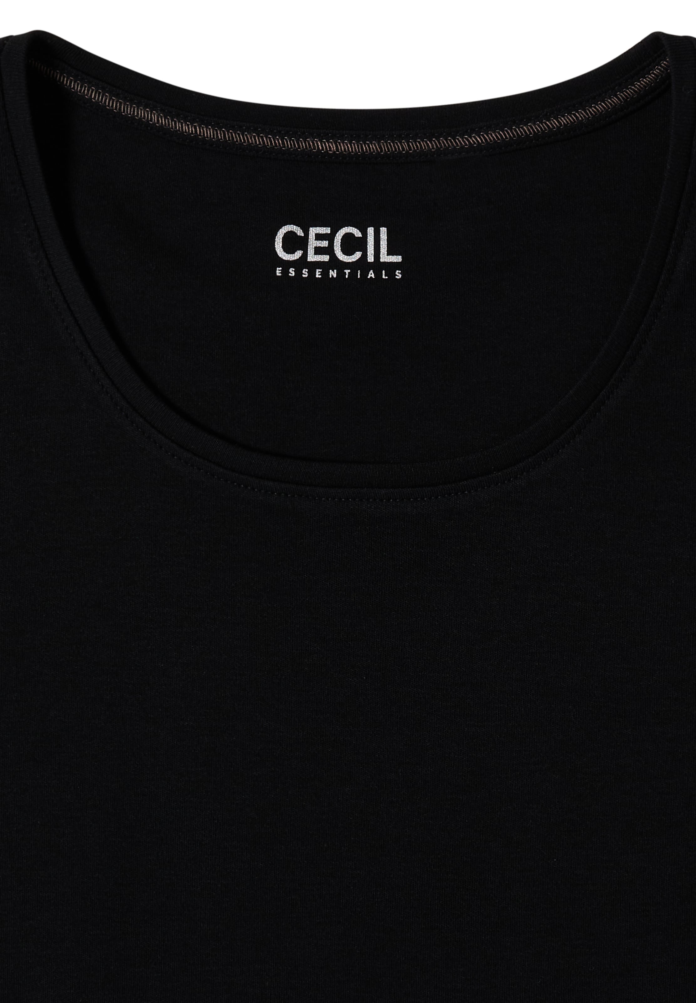 CECIL Тениска 'Pia' в черно