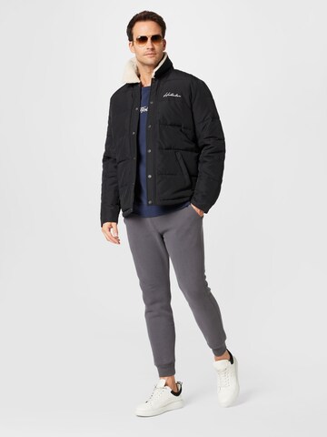 HOLLISTER - Chaqueta de entretiempo en negro