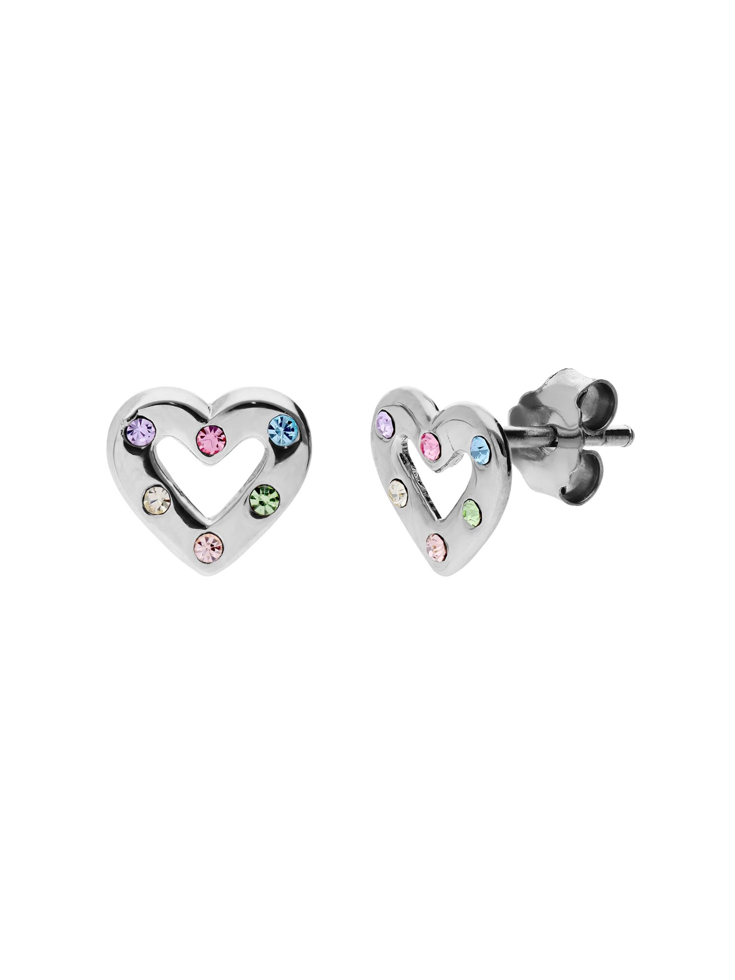 Lucardi Boucles d'oreilles en Onesize en argent, Vue avec produit
