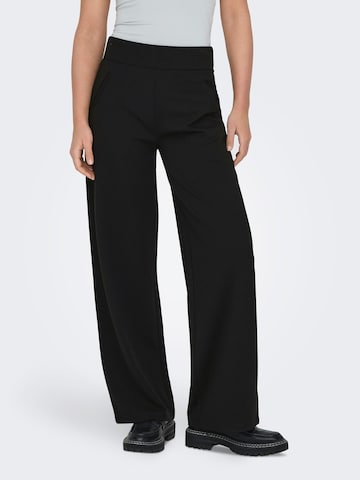 Wide Leg Pantalon 'Louis Ville' JDY Tall en noir : devant