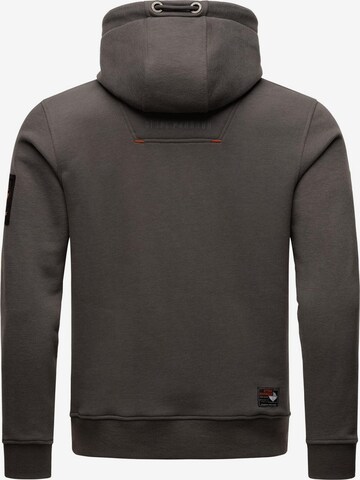 STONE HARBOUR Sweatshirt 'Crazy Frank' in Grau