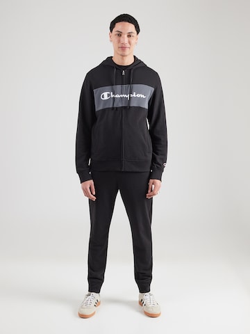 Champion Authentic Athletic Apparel - Fato de jogging em preto: frente