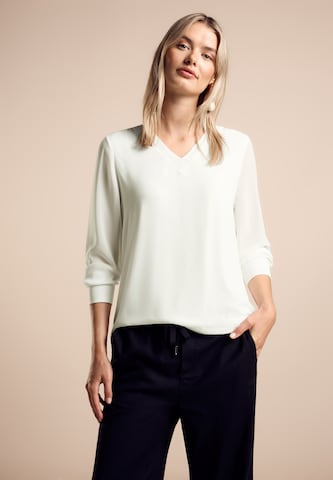 STREET ONE Shirt in Weiß: Vorderseite