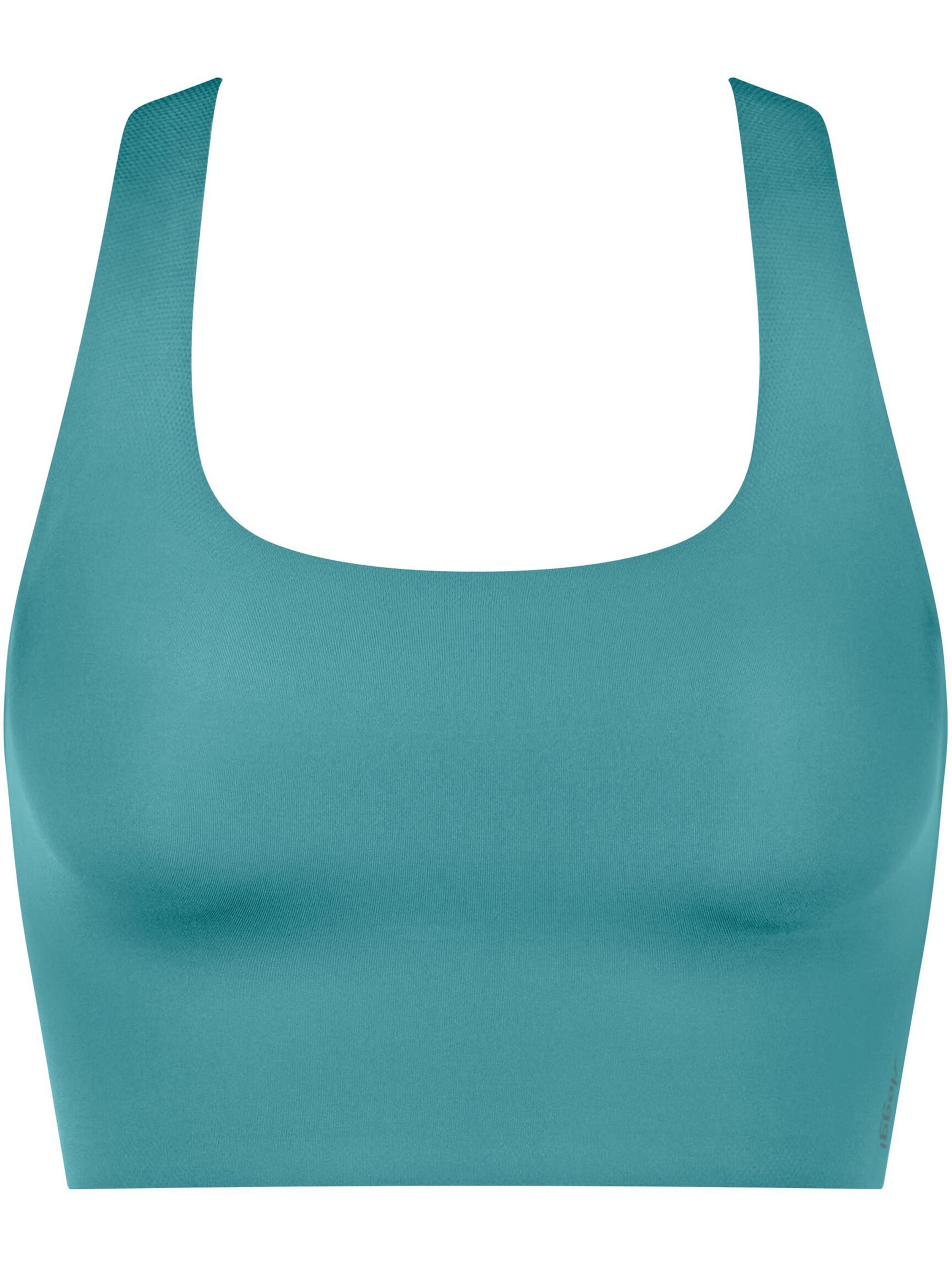 Bustier Soutien-gorge ' ZERO Feel 2.0 Racer Top ' SLOGGI en bleu : devant