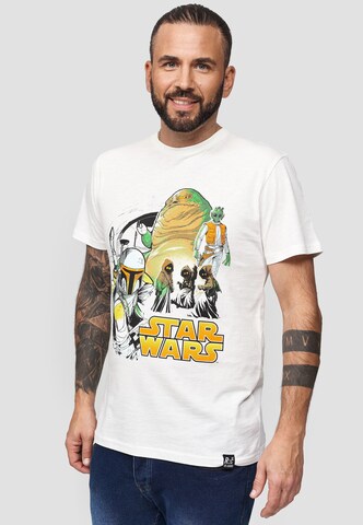 Recovered Shirt 'Star Wars Jaba Group' in Beige