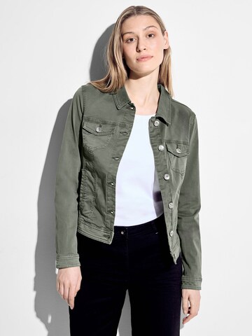 CECIL Between-season jacket in Green: front
