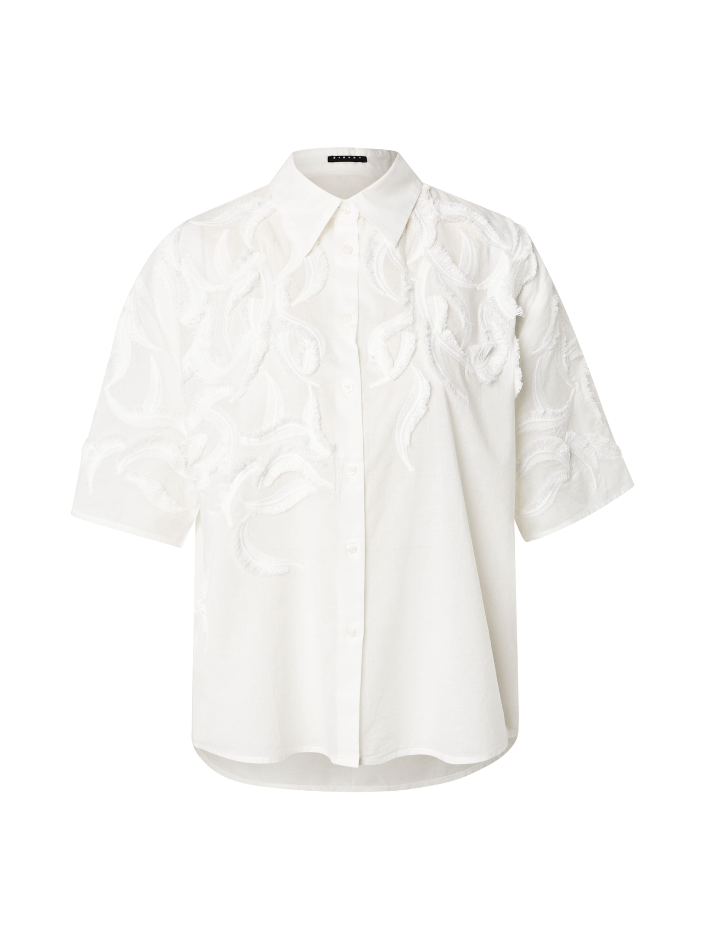 Sisley Μπλούζα σε λευκό: μπροστά