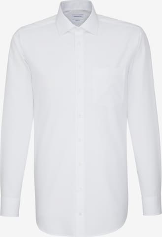 Chemise business SEIDENSTICKER en blanc : devant