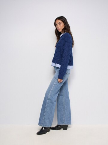 Salsa Jeans Pullover in Blau
