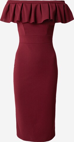 WAL G. Dress 'HIMANI' in Red: front