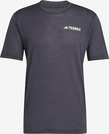 ADIDAS TERREX Funktionsshirt 'XPR' in Grau: Vorderseite