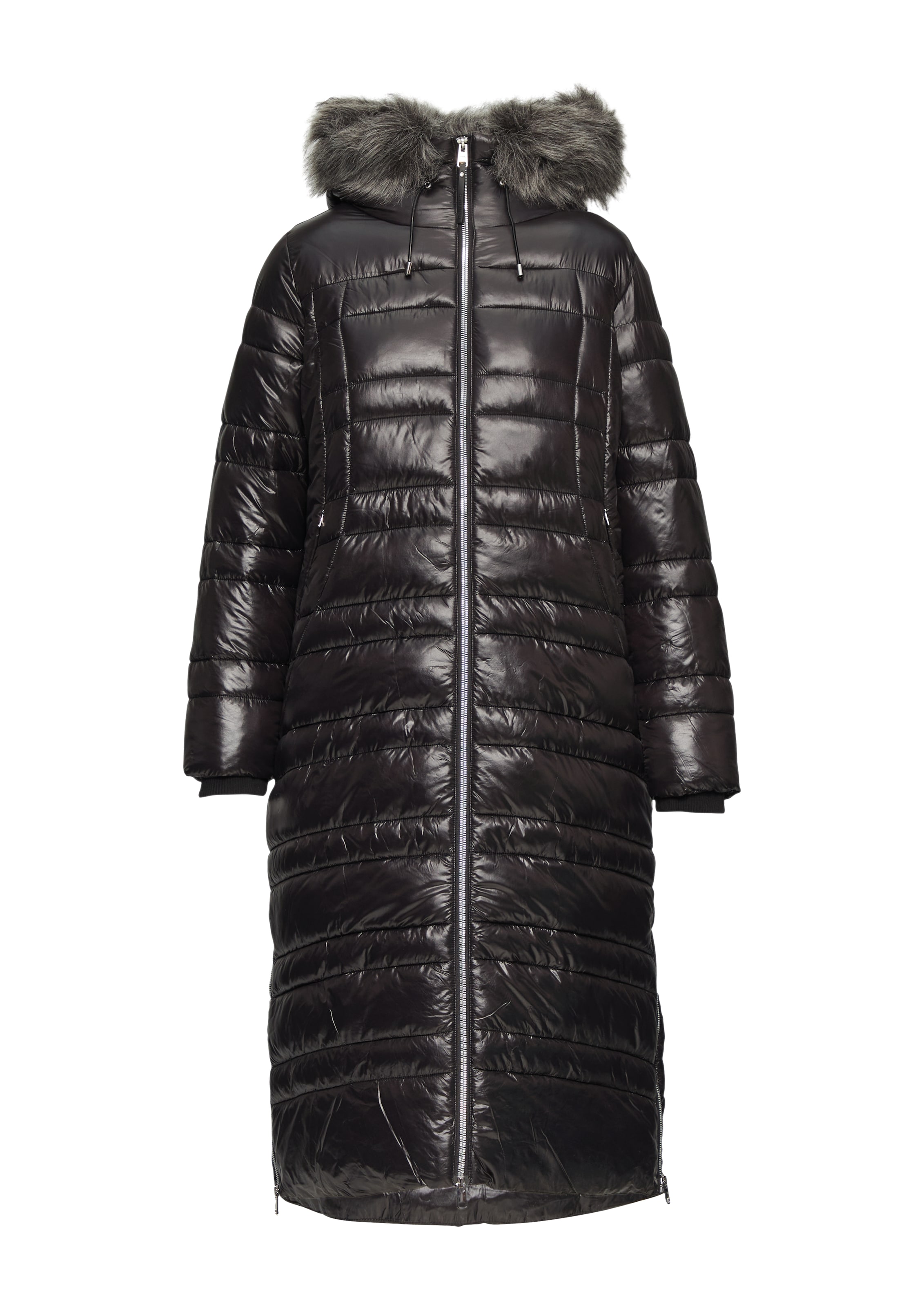 s.Oliver Wintermantel in Schwarz: Vorderseite